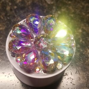 Bling 3d diamond collapsible phone holder